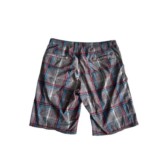 TRAVIS MATHEW Men's Gray Plaid Shorts Size 34 - Picture 6 of 9